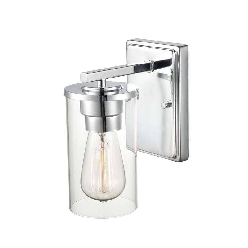 Millennium 2701-CH Verlana One Light Wall Sconce, Chrome