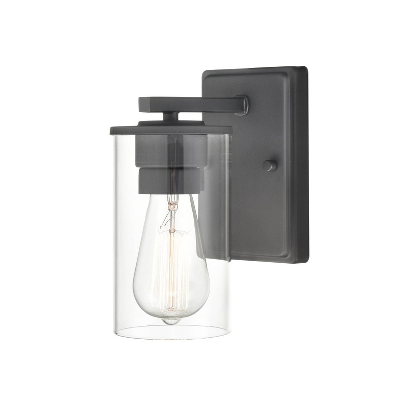 Millennium 2701-MB Verlana One Light Wall Sconce, Matte Black