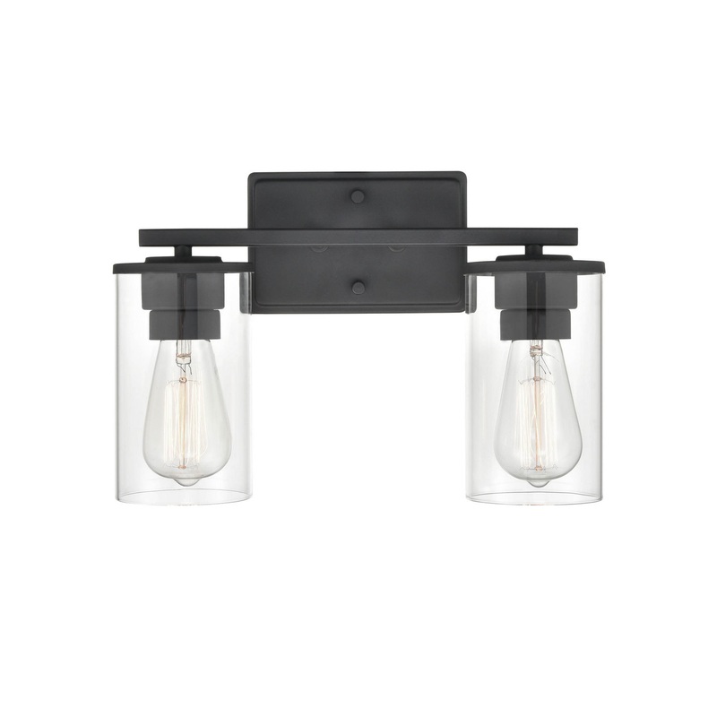 Millennium 2702-MB Verlana Two Light Vanity, Matte Black
