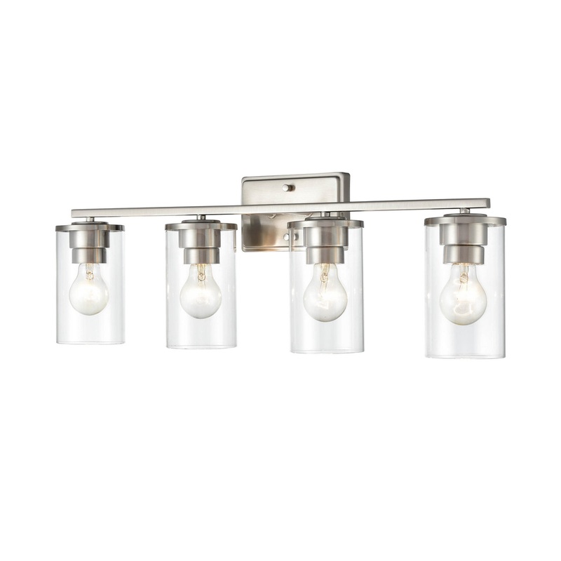 Millennium 2704-BN Verlana Four Light Vanity, Brushed Nickel