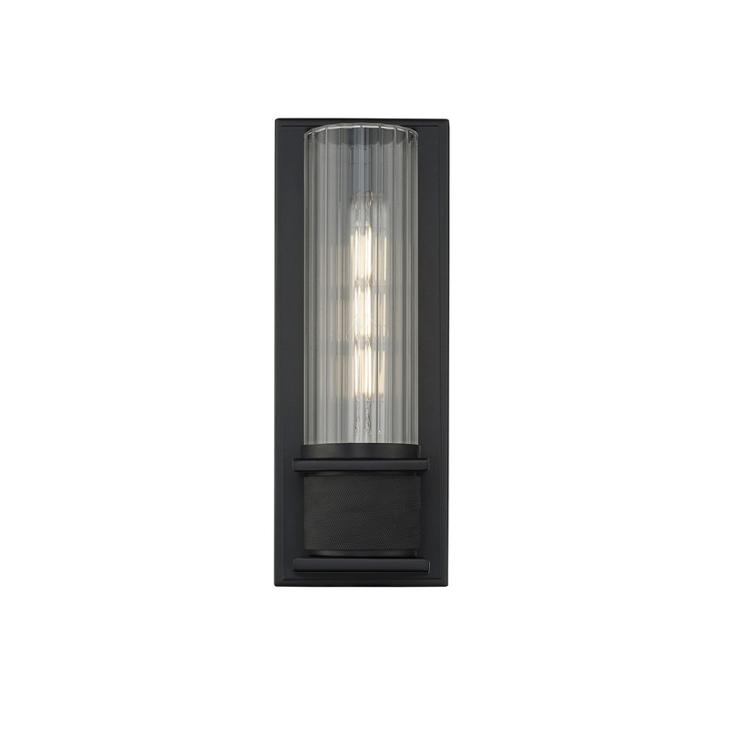 Millennium 28601-MB One Light Wall Sconce, Matte Black
