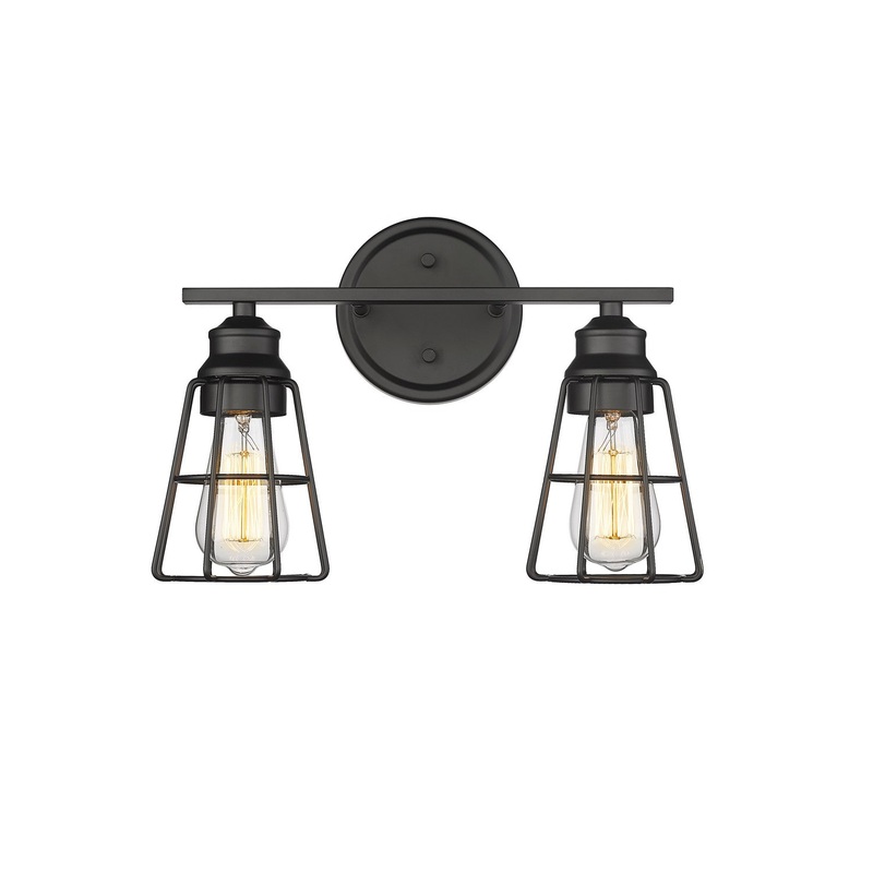 Millennium 3382-MB Two Light Vanity, Matte Black
