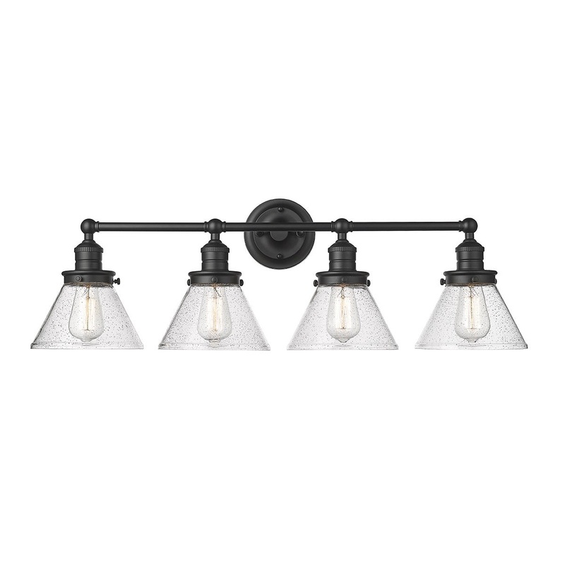 Millennium 4144-MB Eyden Four Light Vanity, Matte Black