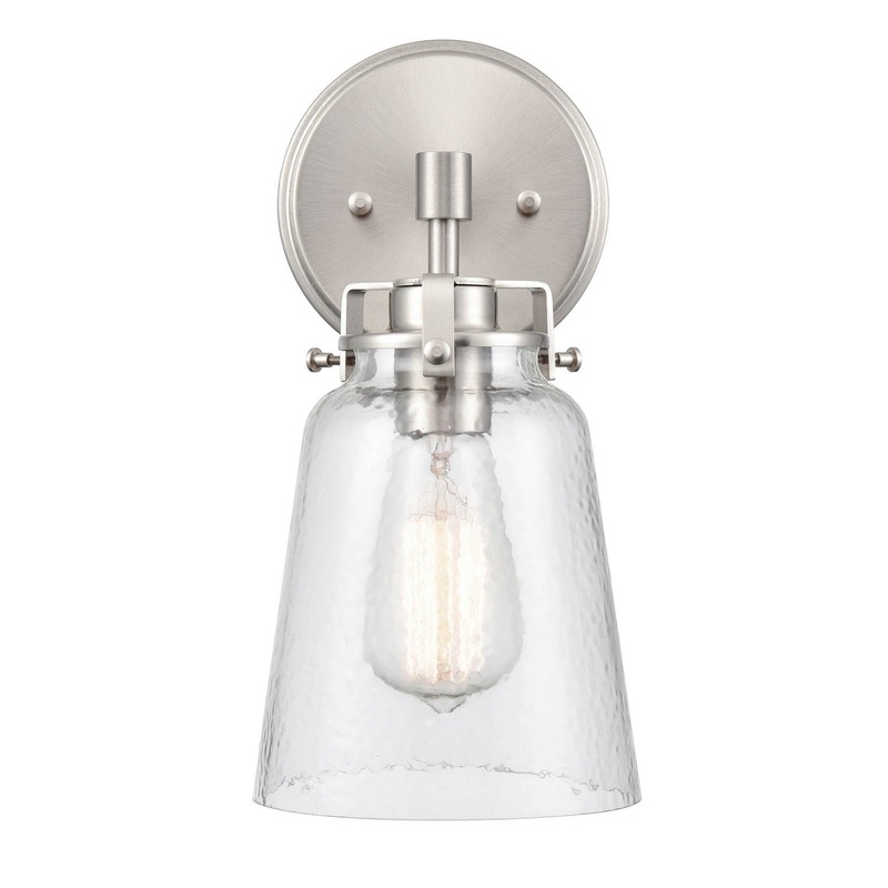 Millennium 4411-BN Amberose One Light Wall Sconce, Brushed Nickel