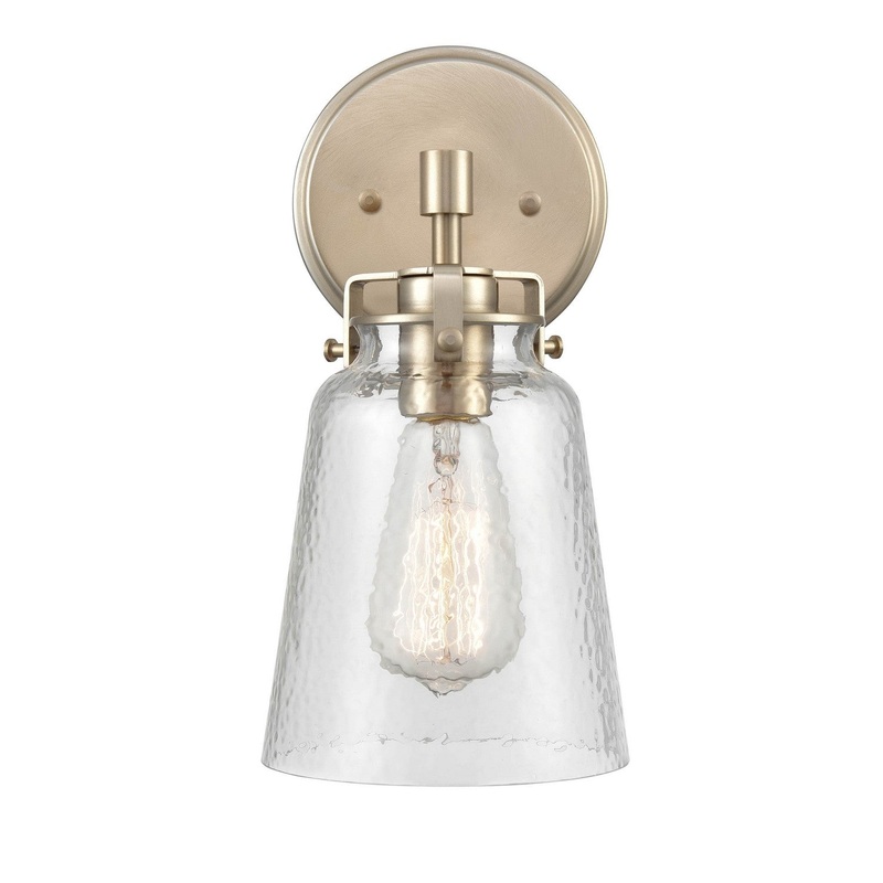 Millennium 4411-MG Amberose One Light Wall Sconce, Modern Gold