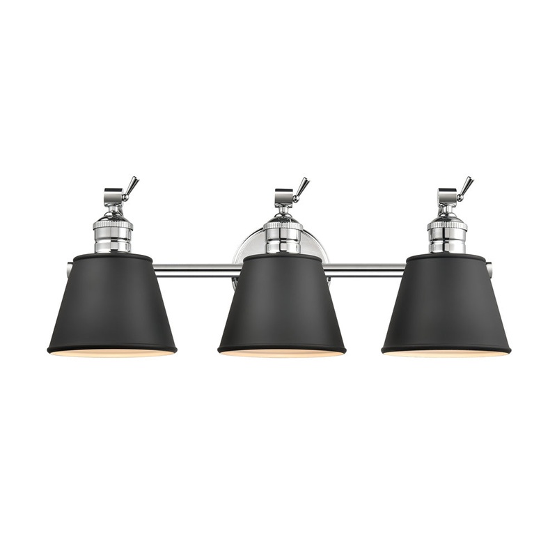 Millennium 4463-CH Layne Three Light Vanity, Chrome
