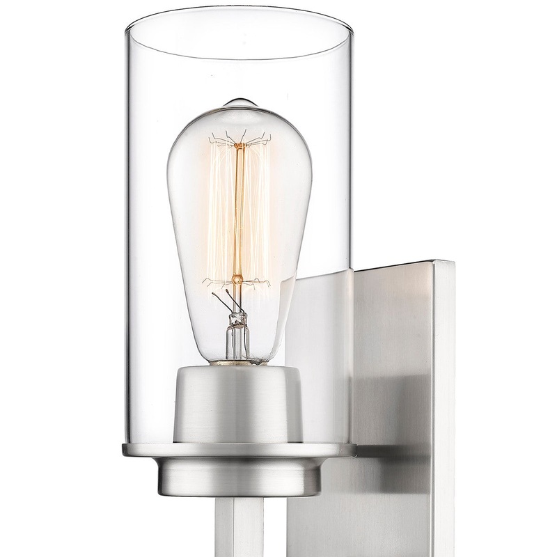 Millennium 493001-BN Janna One Light Wall Sconce, Brushed Nickel