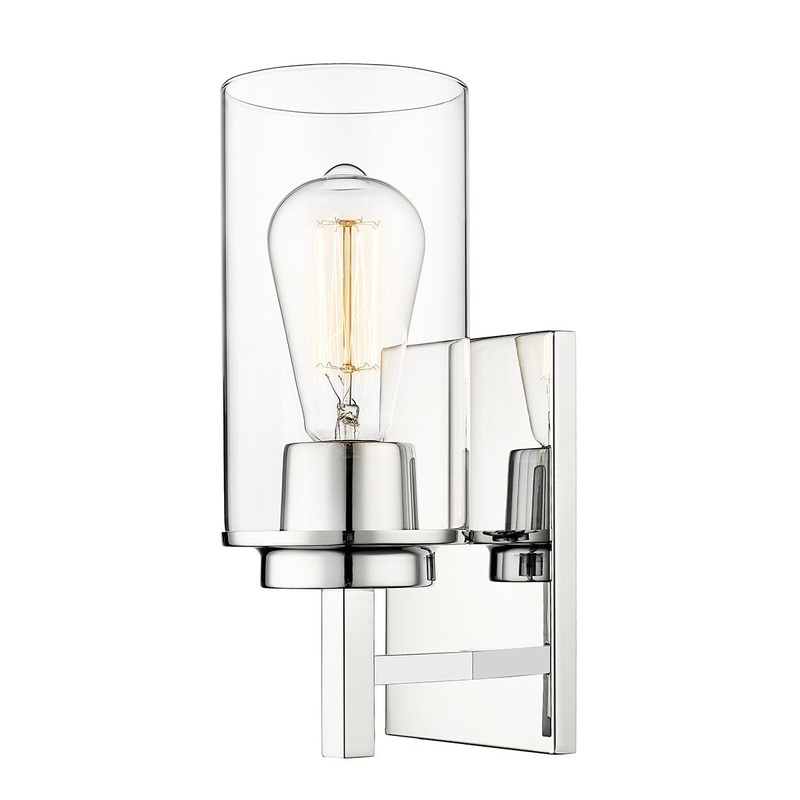 Millennium 493001-CH Janna One Light Wall Sconce, Chrome