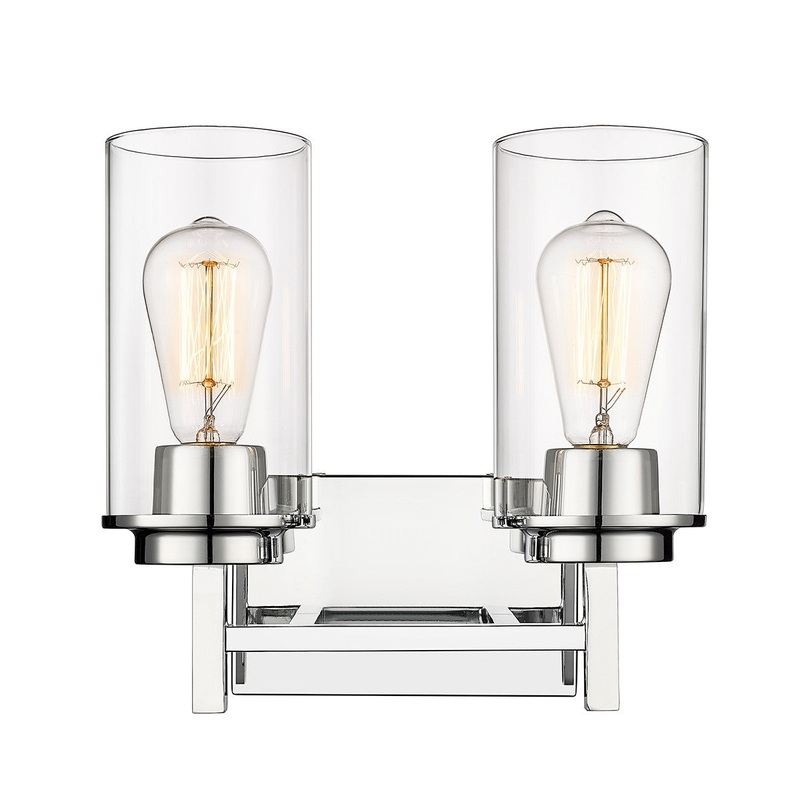 Millennium 494002-CH Janna Two Light Vanity, Chrome