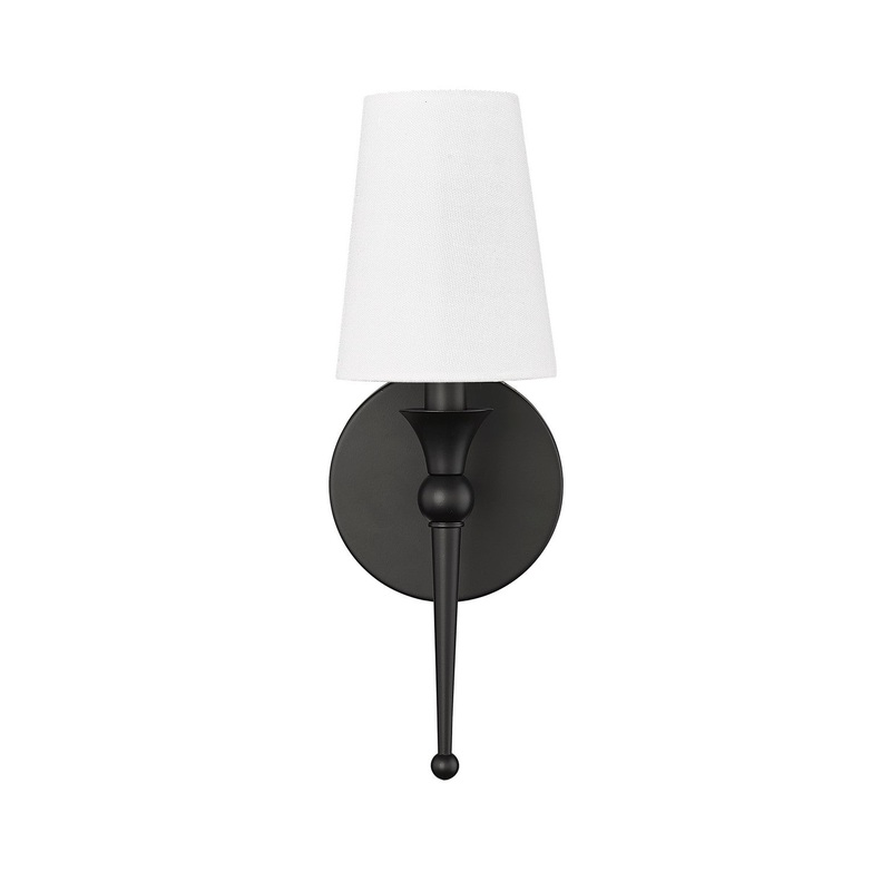 Millennium 17101-MB One Light Wall Sconce, Matte Black