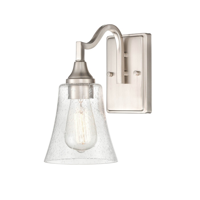 Millennium 2101-BN Caily One Light Wall Sconce, Brushed Nickel