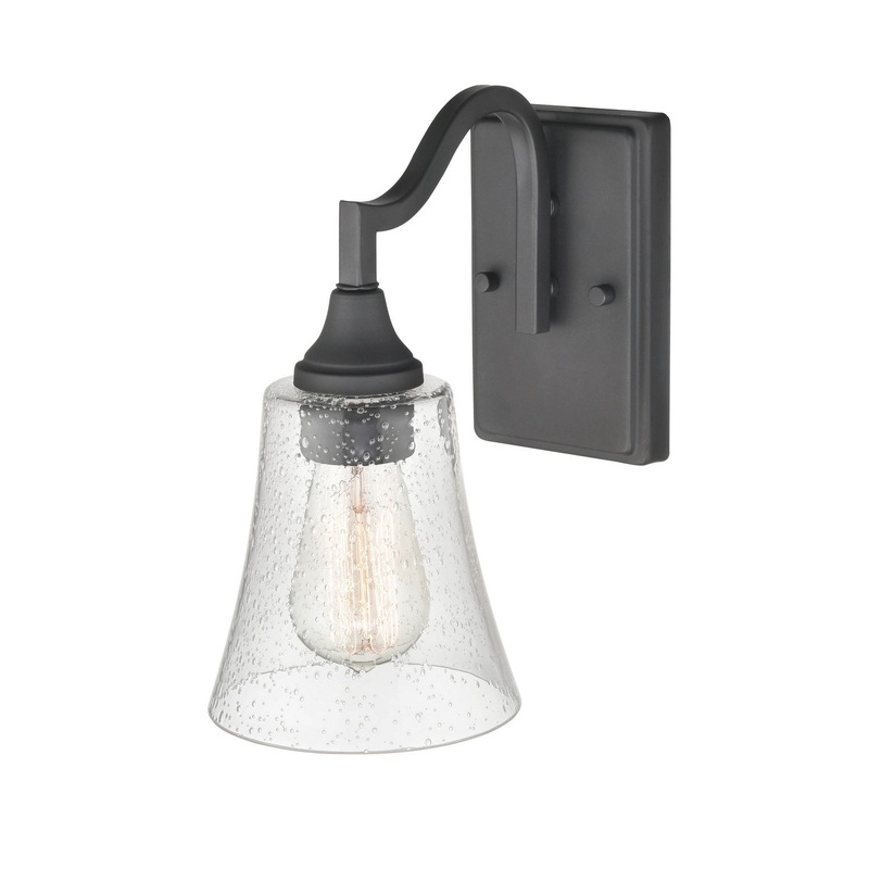 Millennium 2101-MB Caily One Light Wall Sconce, Matte Black