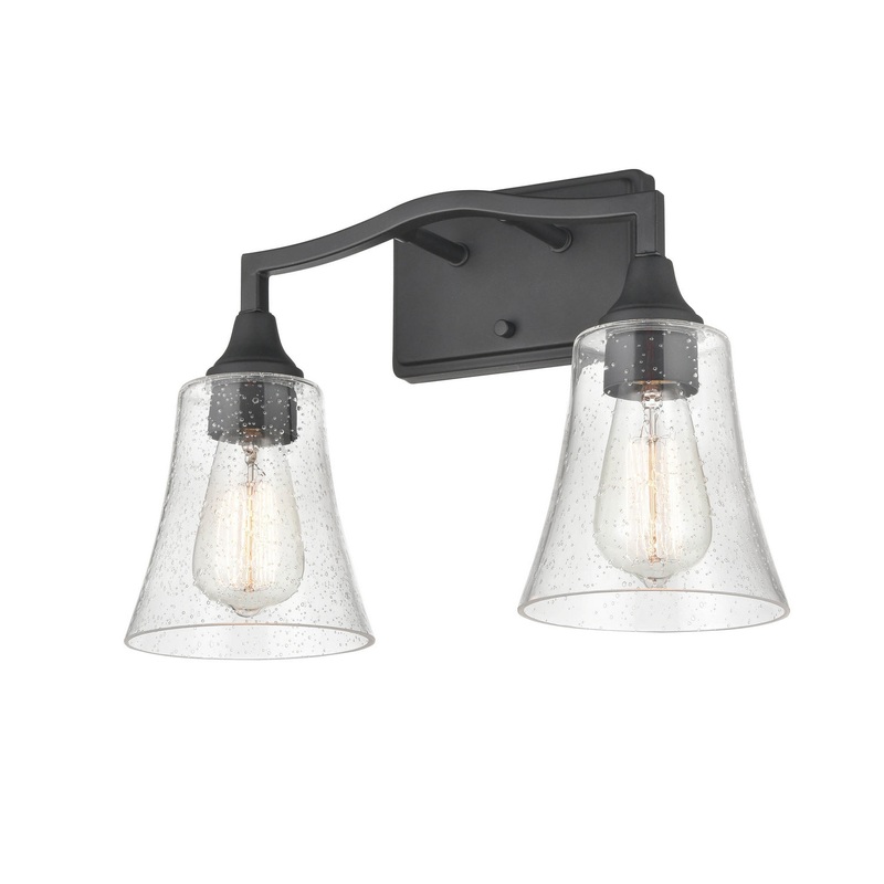 Millennium 2102-MB Caily Two Light Vanity, Matte Black