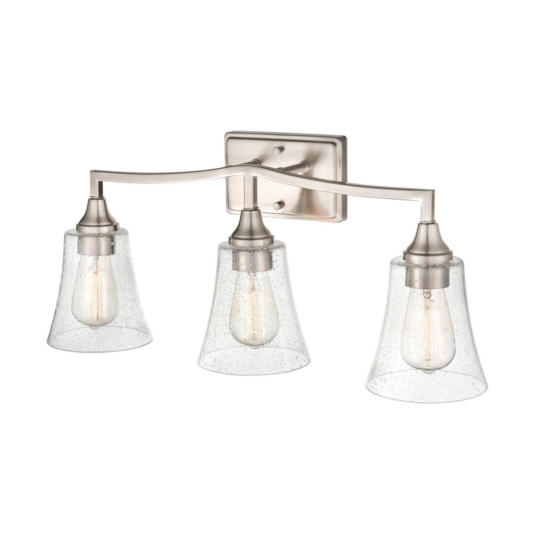Millennium 2103-BN Caily Three Light Vanity, Brushed Nickel