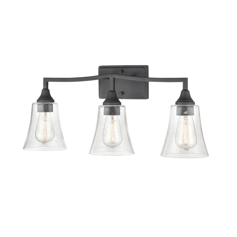 Millennium 2103-MB Caily Three Light Vanity, Matte Black