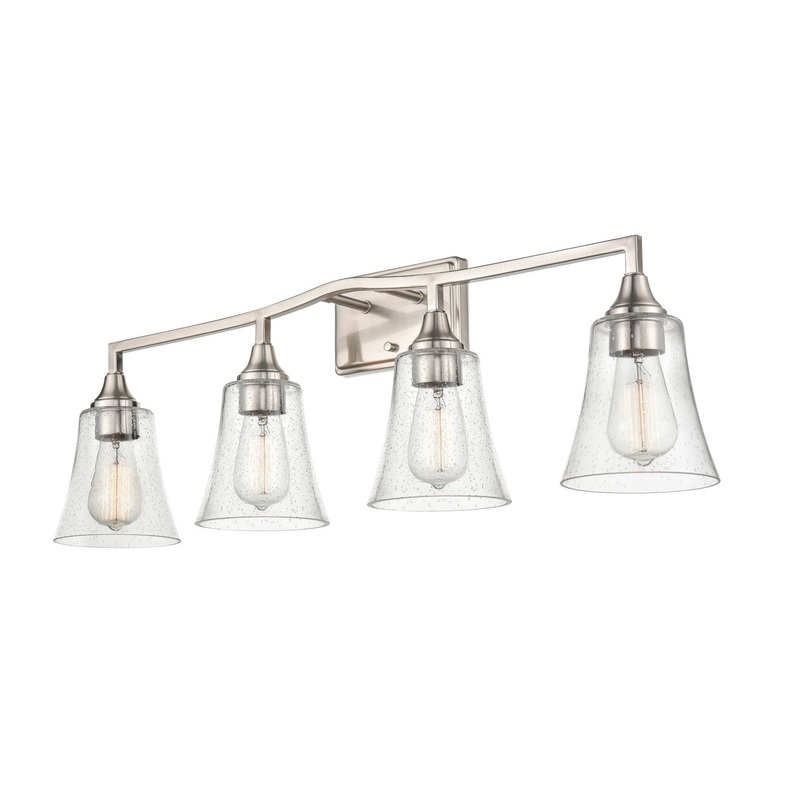 Millennium 2104-BN Caily Four Light Vanity, Brushed Nickel
