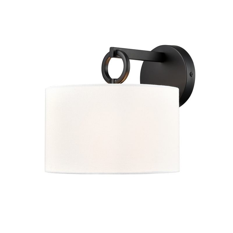 Millennium 211001-MB Braxstan One Light Wall Sconce, Matte Black