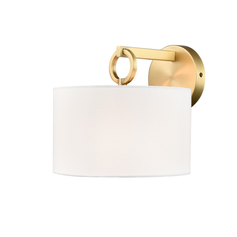 Millennium 211001-VB Braxstan One Light Wall Sconce, Vintage Brass
