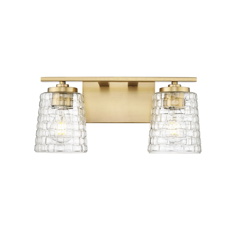 Millennium 22102-VB Saben Two Light Vanity, Vintage Brass