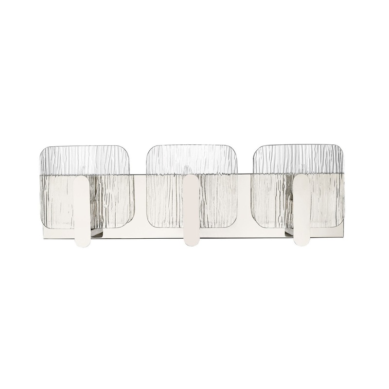 Millennium 26003-PN Rimini Three Light Vanity, Polished Nickel