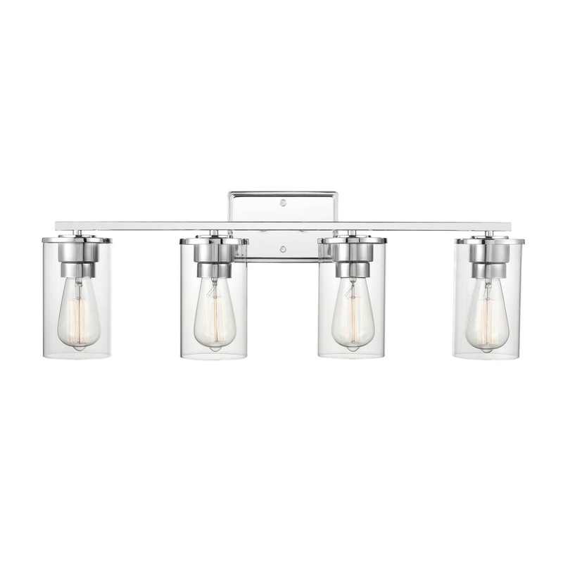 Millennium 2704-CH Verlana Four Light Vanity, Chrome