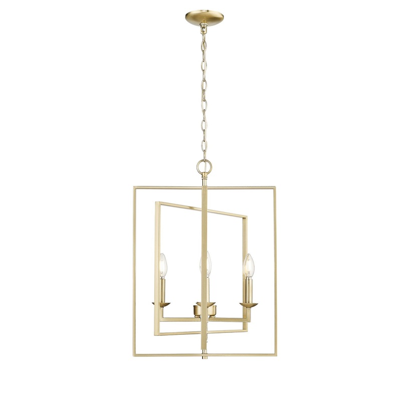 Millennium 3231-MG Nellis Four Light Pendant, Modern Gold
