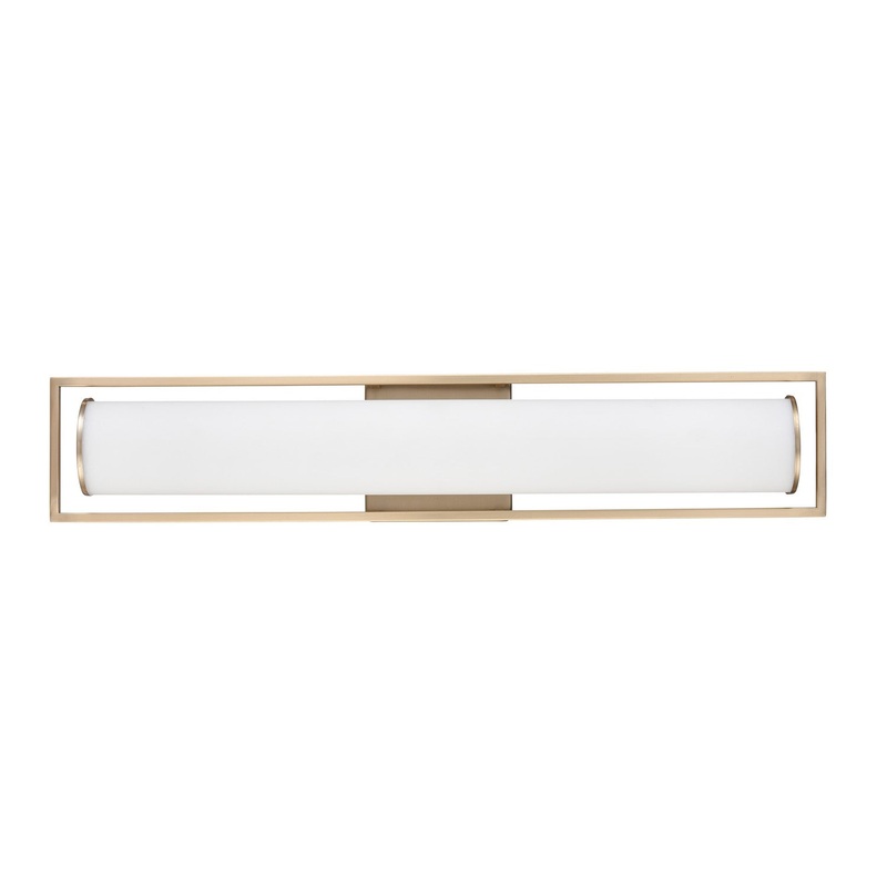 Millennium 7601-MG Teylor LED Vanity, Modern Gold