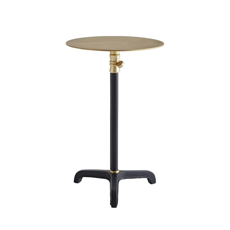 Arteriors DC2011 Addison Accent Table Antique Brass