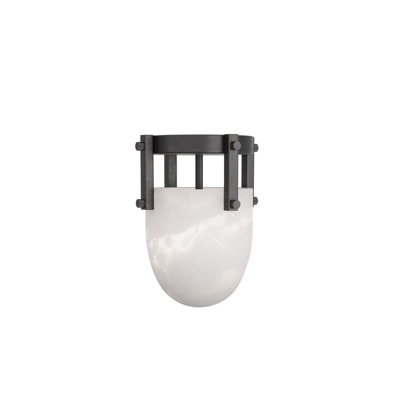 Arteriors DFC04 Toren One Light Flush Mount White