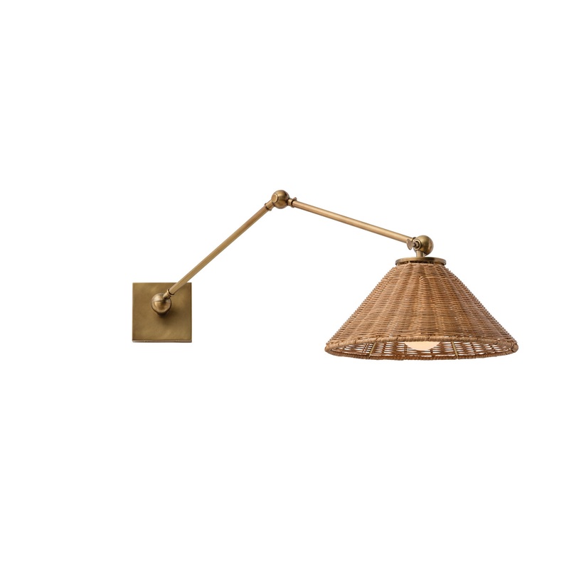 Arteriors DS49016 Padma One Light Wall Sconce Antique Brass