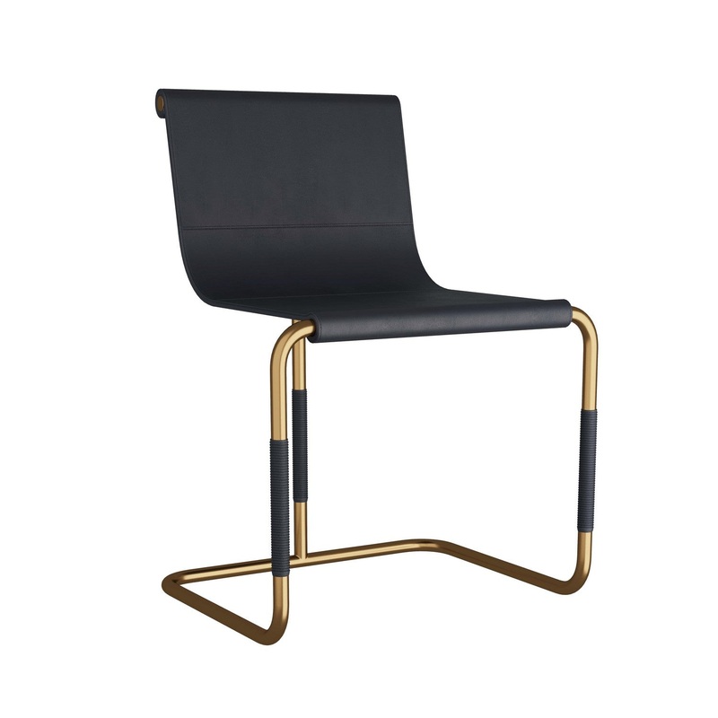Arteriors FRI03 Vermillian Chair Navy