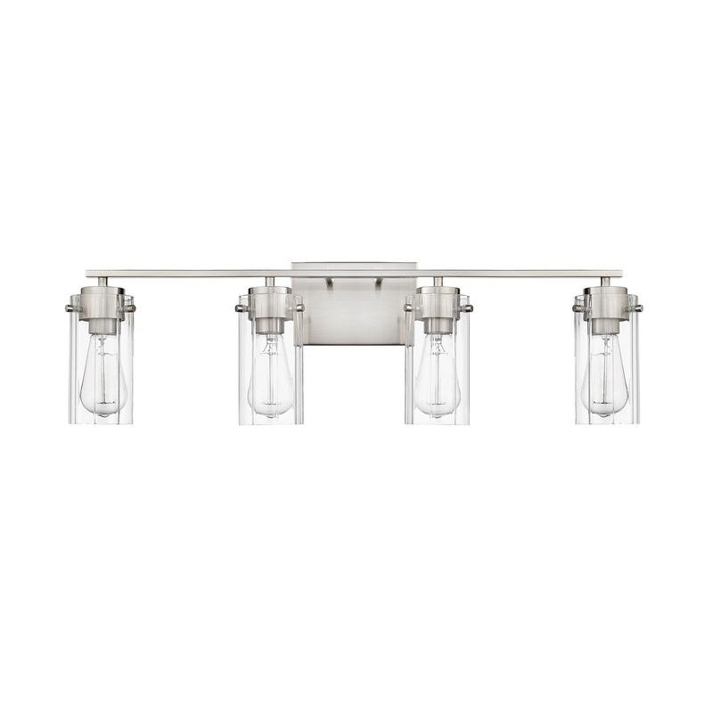 Millennium 10304-BN Serena Four Light Vanity, Brushed Nickel