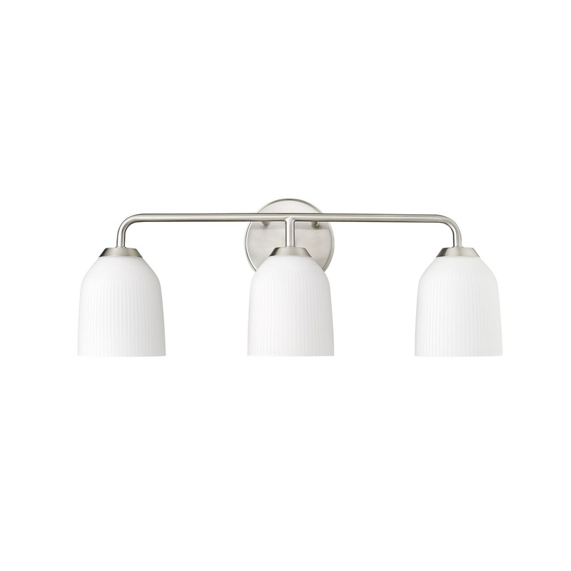Millennium 22303-BN Norah Three Light Vanity, Brushed Nickel