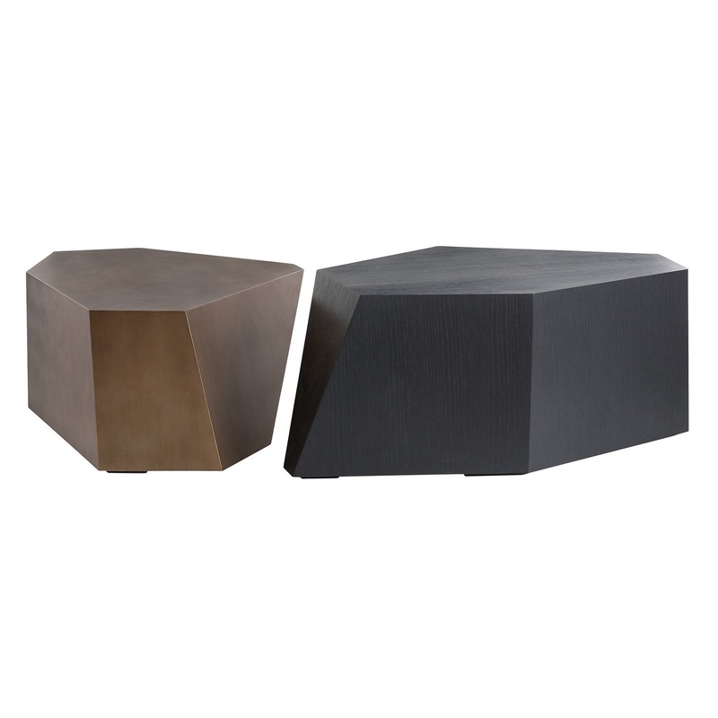 Arteriors DJ5012 Chakas Accent Table Ebony