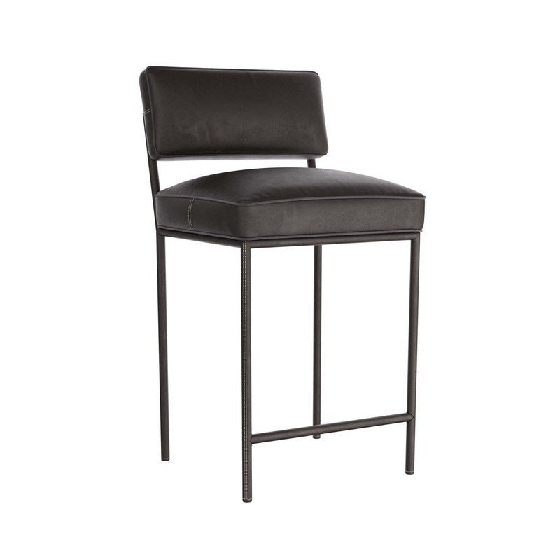 Arteriors FSI01 Topanga Counter Stool Graphite