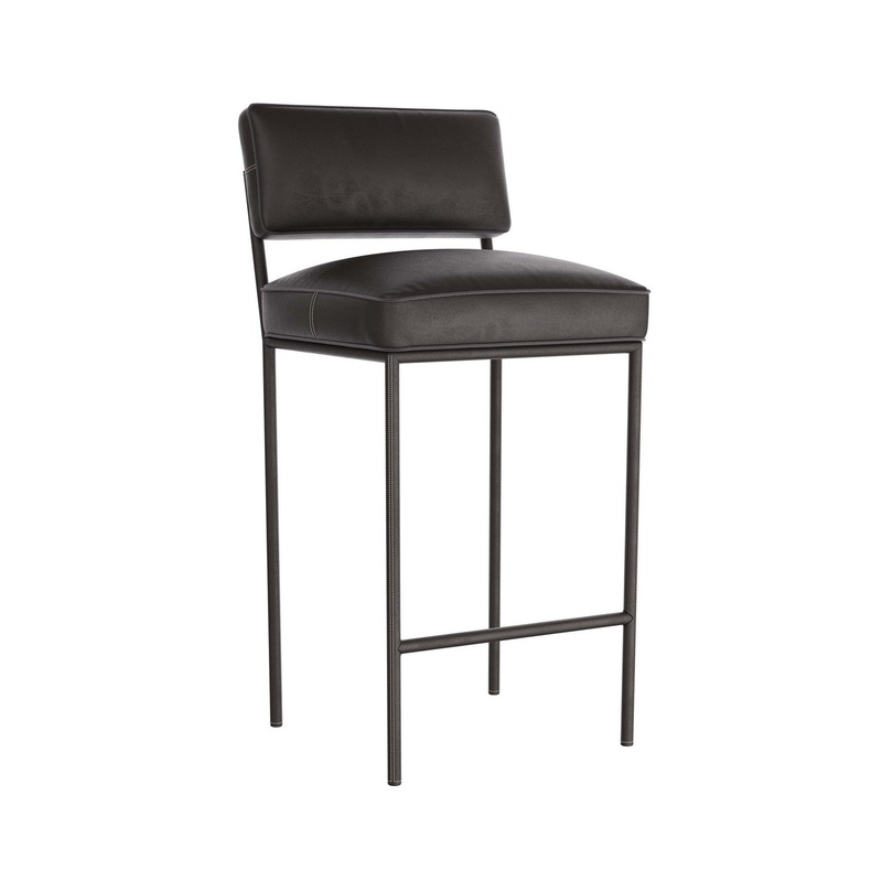 Arteriors FSI02 Topanga Bar Stool Graphite