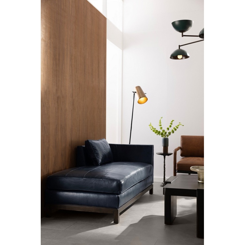 Arteriors FTU04 Edmond Chaise Ink/Grey Ash