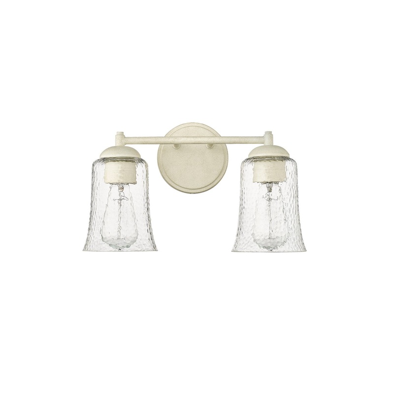 Millennium 10102-CW Abilene Two Light Vanity, Cottage White