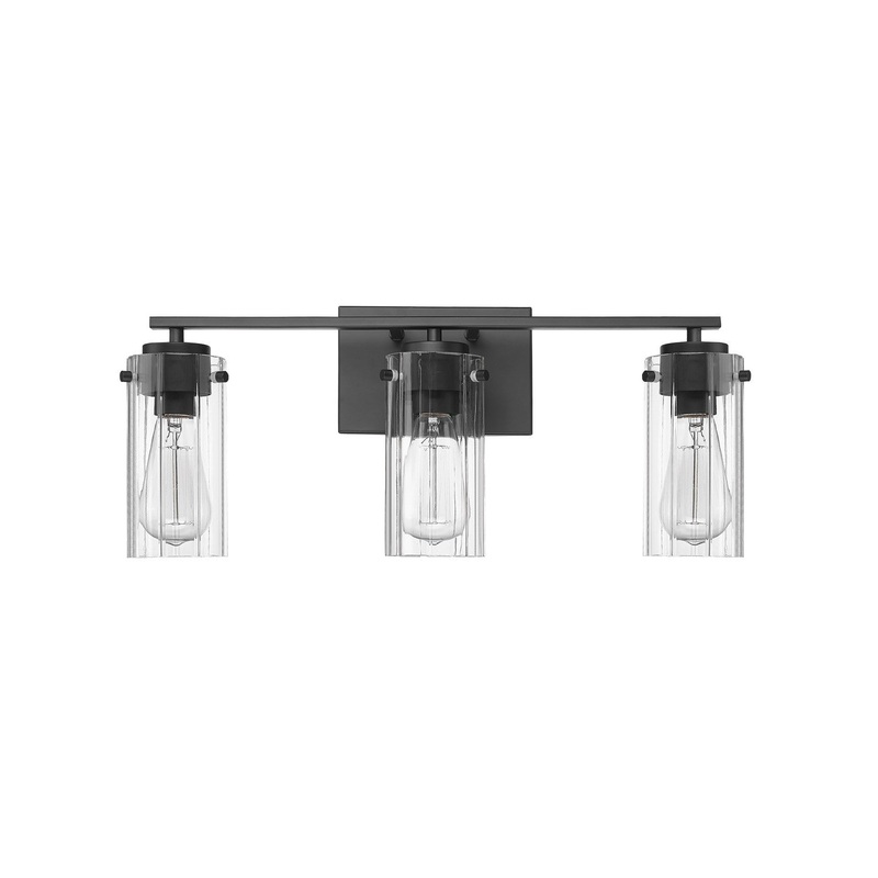 Millennium 10303-MB Serena Three Light Vanity, Matte Black