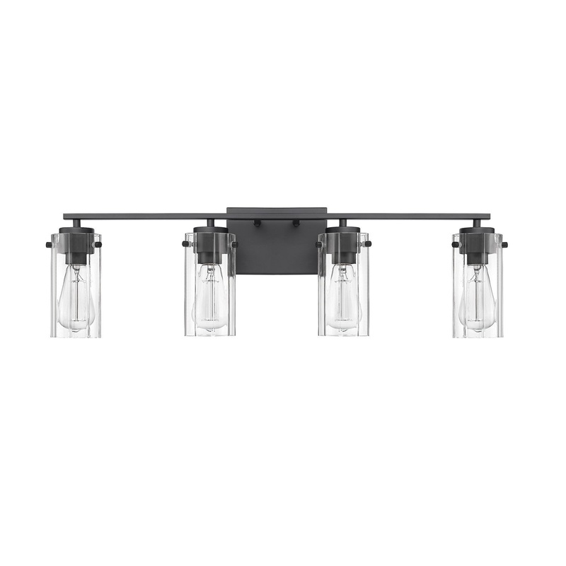 Millennium 10304-MB Serena Four Light Vanity, Matte Black