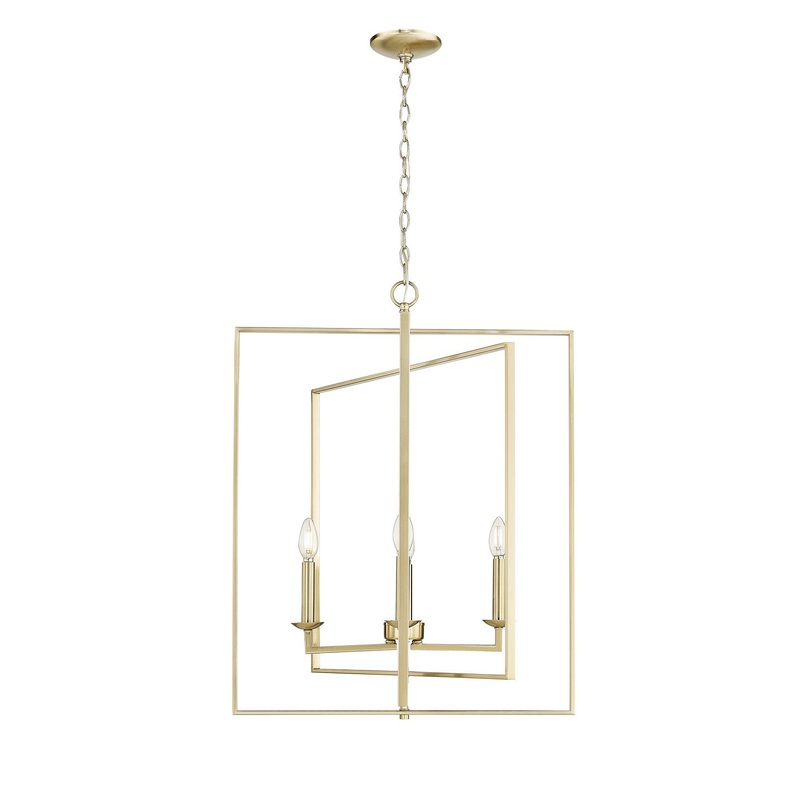 Millennium 3232-MG Nellis Four Light Pendant, Modern Gold