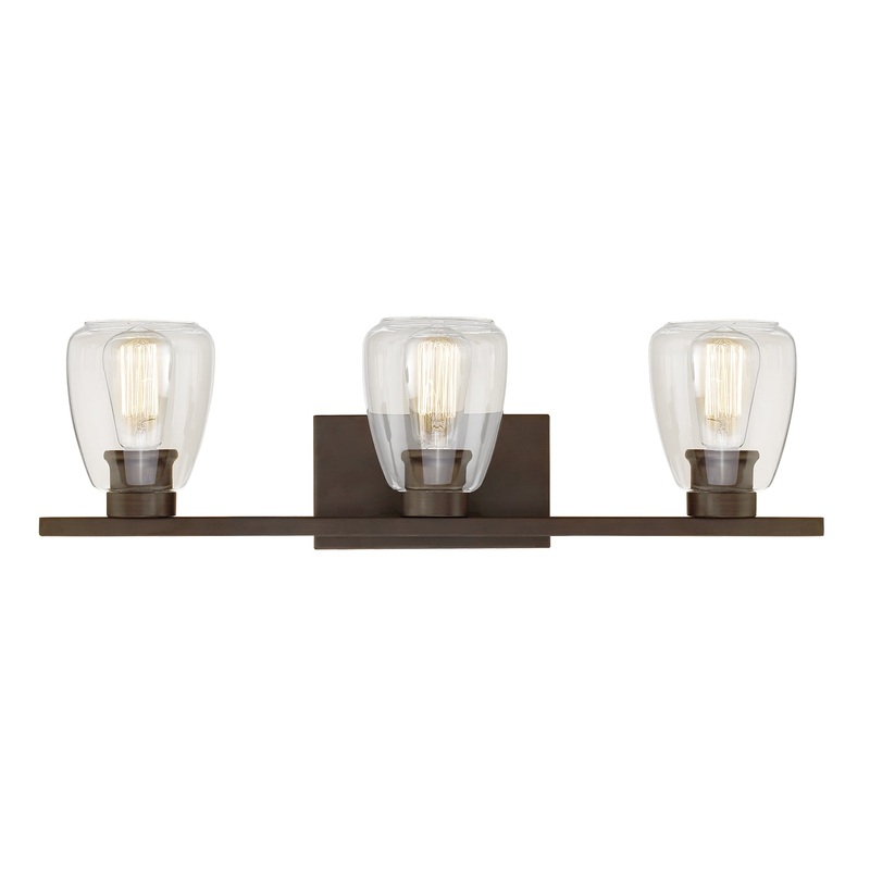 Millennium 363-RBZ Three Light Vanity, Rubbed Bronze