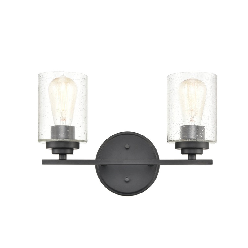 Millennium 3682-MB Two Light Vanity, Matte Black