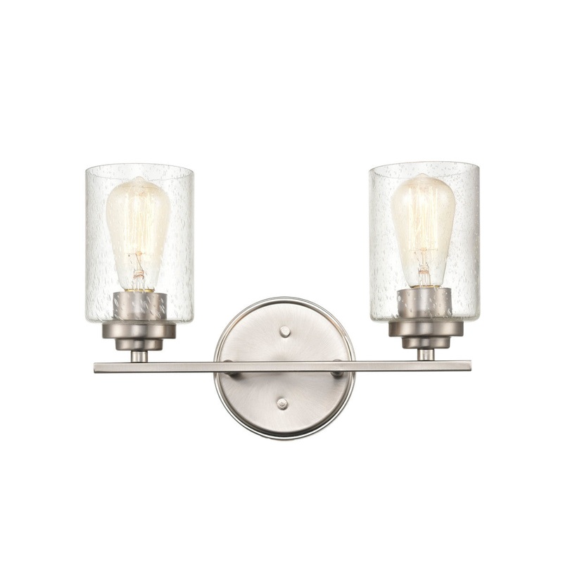 Millennium 3682-SN Two Light Vanity, Satin Nickel