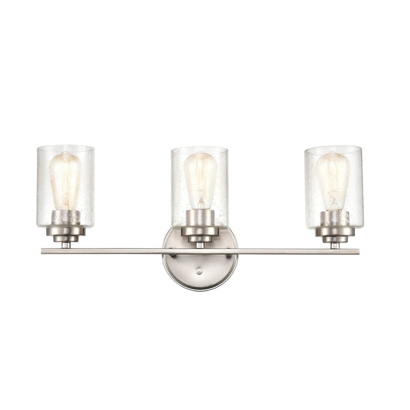 Millennium 3683-SN Three Light Vanity, Satin Nickel
