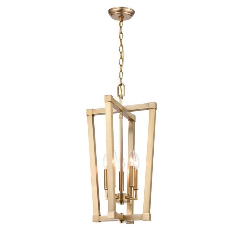 Millennium 9125-MG Five Light Pendant, Modern Gold