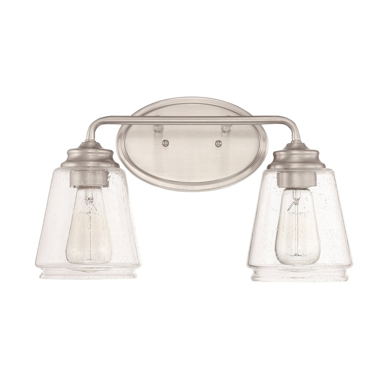 Millennium 2462-BN Two Light Vanity, Brushed Nickel
