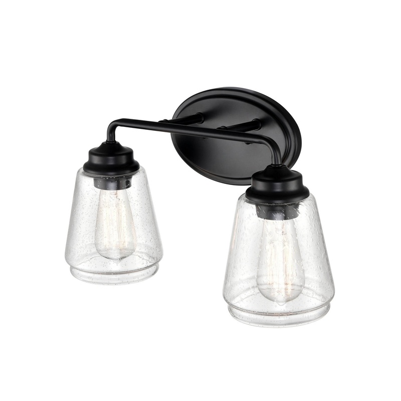 Millennium 2462-MB Two Light Vanity, Matte Black