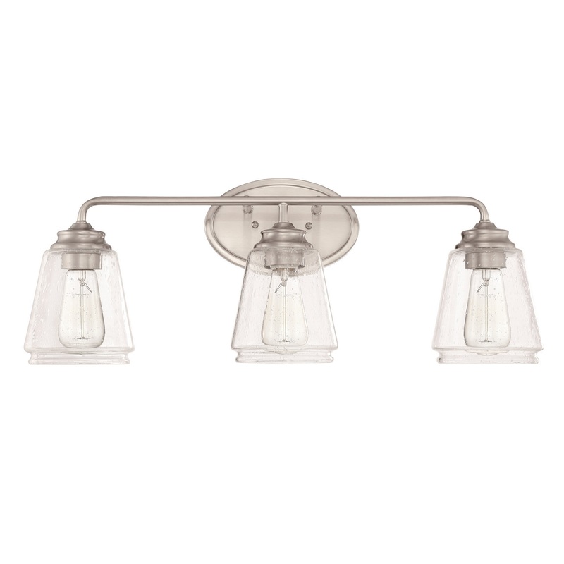 Millennium 2463-BN Three Light Vanity, Brushed Nickel