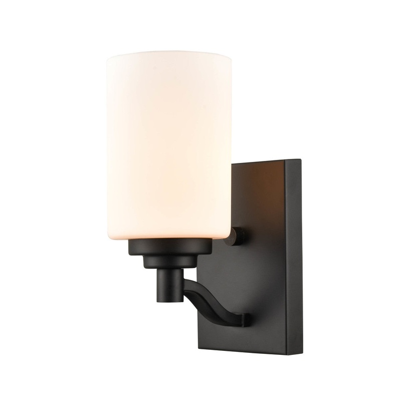 Millennium 3181-MB Durham One Light Wall Sconce, Matte Black